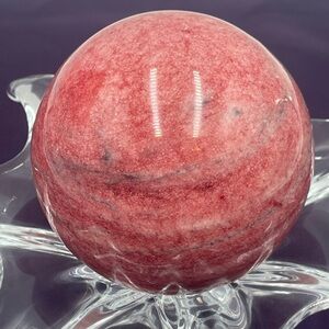 1506 grams Natural Stone Rhodochrosite Quartz Marble Round Crystal Sphere / Ball
